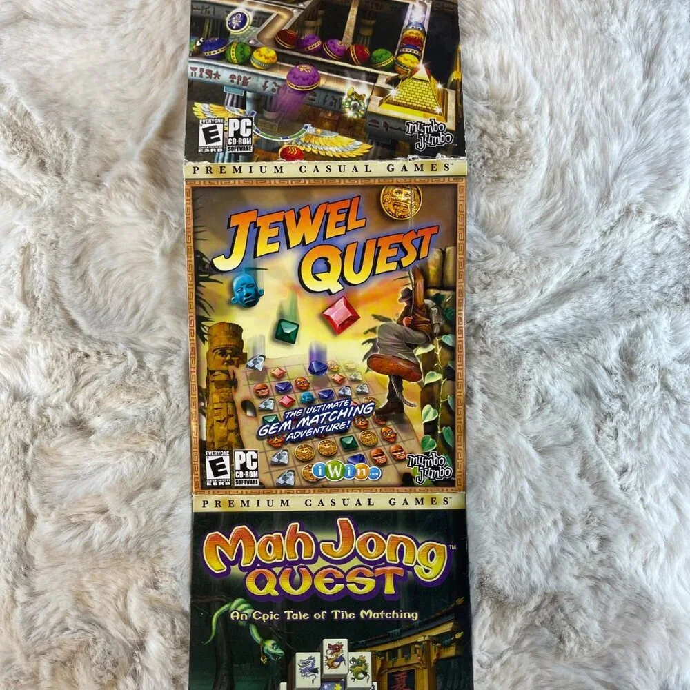 Mumbo Jumbo Premium 6 Pack Games Luxor 2 Jewel Quest PC CD ROM
